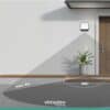Cera - plat Lampe extérieure avec Détecteur