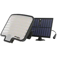 Solar-Panel mit LED-Licht für nachhaltige Energie.