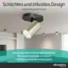 Roma 1-flammig schwarz/gold – schlichtes, modernes Design