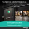 Oktaplex Ana Bewegungsmelder anthrazit – kompaktes, schlichtes Design für dunkle Fassaden