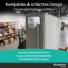 Oktaplex Ana Bewegungsmelder weiß – kompaktes, schlichtes Design für helle Fassaden
