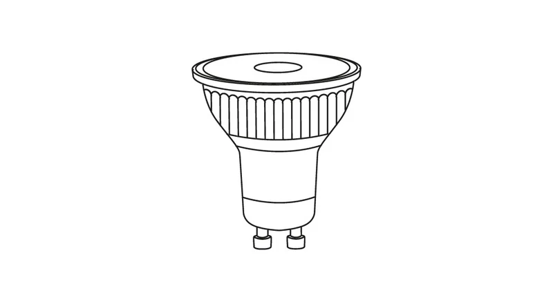 Lux GU10 – Zeichnung